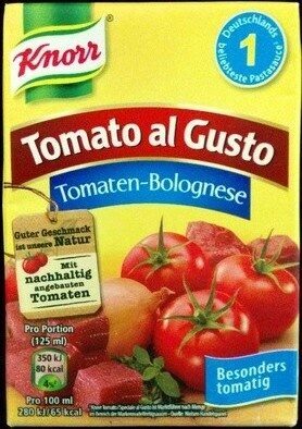 Tomato al Gusto Tomaten-Bolognese