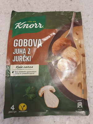 gobova juha z jurčki