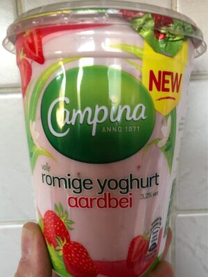 Yaourt entier fraise