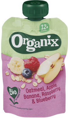 Oatmeal, Apple, Banana, Rasberry, Blueberry