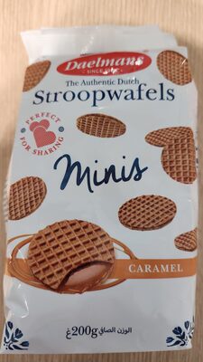 Mini caramel waffles