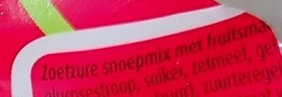 Zoetzure snoepmix met fruitsmaak