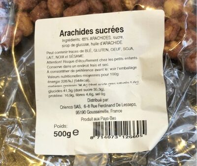 Arachide sucree