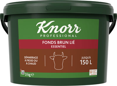 KNORR ESSENTIEL Fonds Brun Lié déshydraté Seau 3kg jusqu'à 150L