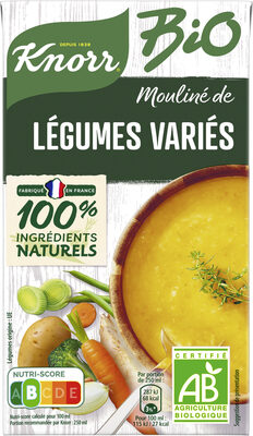 Knorr Soupe Liquide Mouliné de Légumes Variés du Potager 1L