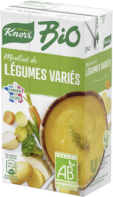 Knorr Soupe Liquide Mouliné de Légumes Variés du Potager 50cl