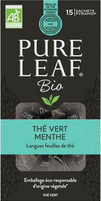 Pure Leaf Thé Vert Bio Menthe 15 Sachets