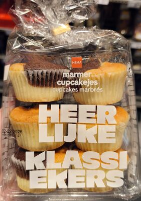 Cupcakes marbrés au beurre