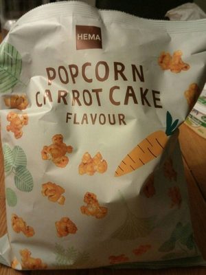 Pop corn carrot cake