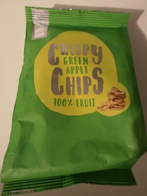 Crispy green apple chips