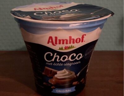 Choco met échte slagroom