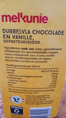 Dubbelvla chocolade en vanille