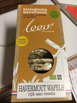 Leev Leev Bio Haverm Wafel Mais Boe
