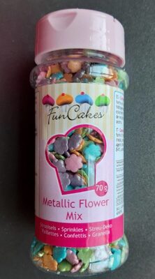 Fun cakes - metallic Flower mix