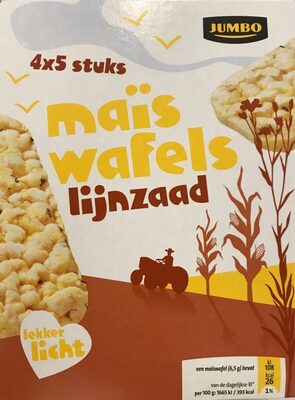 Maïswafels lijnzaad