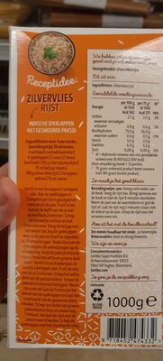 Zilvervliesrijst