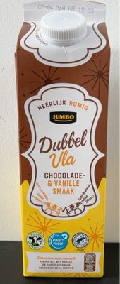 Dubbel Vla chocolade & vanille