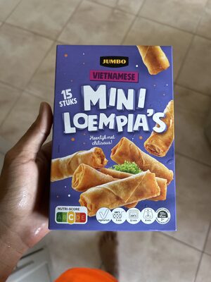 15 STUKS JUMBO MINI LOEMPIA'S Heerlijk met chilisa