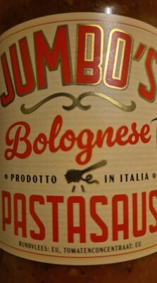 T JUMBO'S Bolognese PRODOTTO IN ITALIA. PASTASAUS