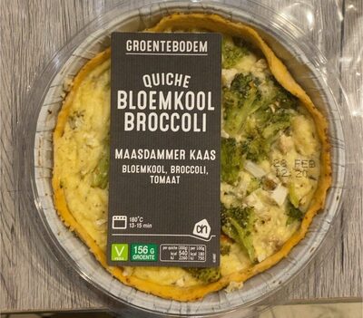 Quiche bloemkool broccoli
