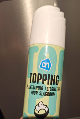 Topping plantaardig alternatief voor slagroom