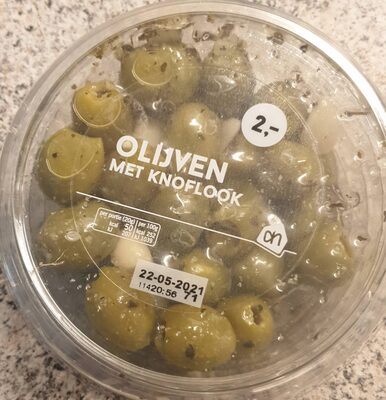 olijven met knoflook