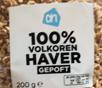 100% volkoren haver gepoft