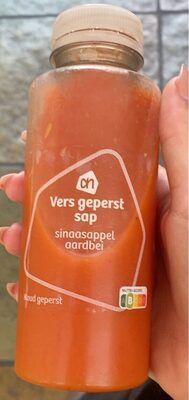 Vers geperst sap - sinaasappel aardbei