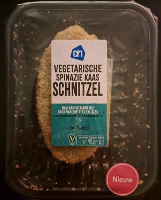 Vegetarische Spinazie Kaas Schnitzel
