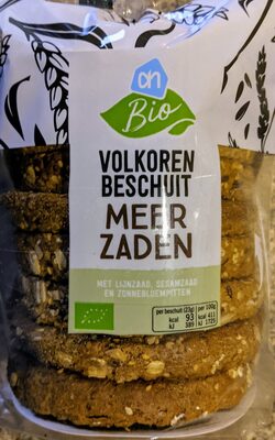 Meerzaden Volkoren Beschuit Bio