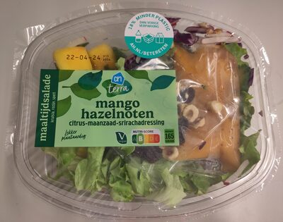 Maaltijdsalade mango hazelnoten