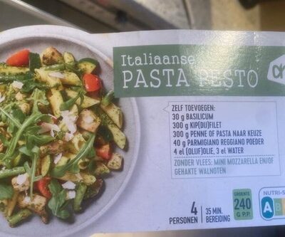 Italiaanse pasta pesto pakket
