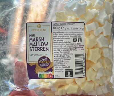 MINI MARSH MALLOW STERREN MET VANILLE