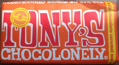 Belgian Fairtrade milk chocolate with caramel pieces and sea salt