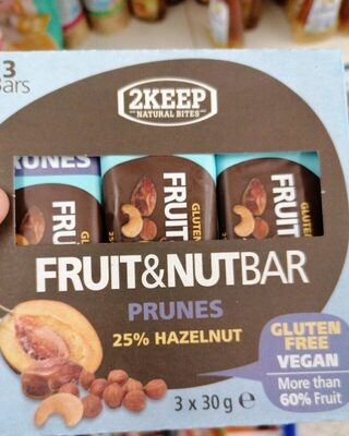 Fruit et nutbar prunes