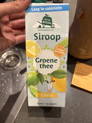 Groene Thee Siroop
