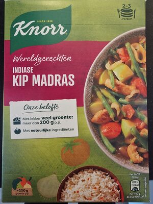 Wereldgerechten Indiase Kip Madras