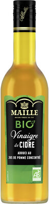 Maille Vinaigre de Cidre Adouci au Jus de Pomme Concentré BIO Bouteille