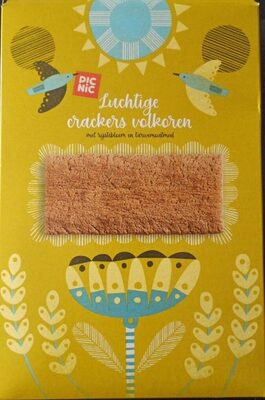 Luchtige crackers volkoren