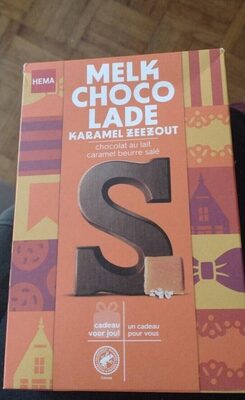 Melkchocolade karamel zeezout