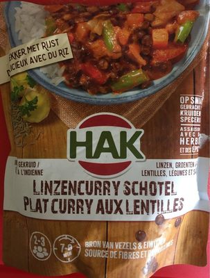 Plat curry aux lentilles