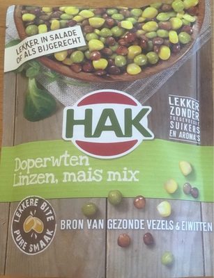 Doperwten Linzen, mais mix