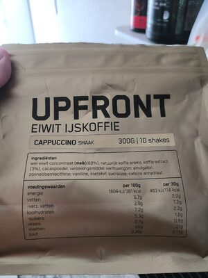 UPFRONT EIWIT IJSKOFFIE CAPPUCCINO SMAAK 300G 10 s