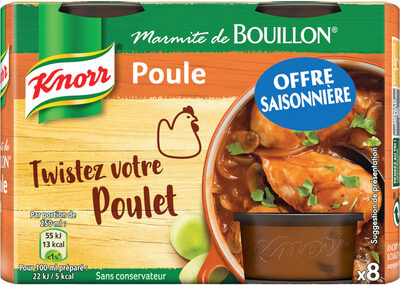 Knorr Bouillon de Poule Offre Saisonnière 8 Capsules
