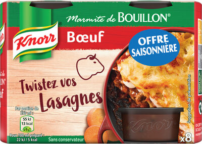 Knorr Marmite de Bouillon Bœuf Offre Spéciale x 8