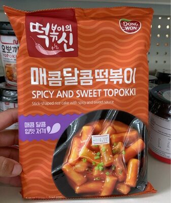 Spicy and sweet topokki