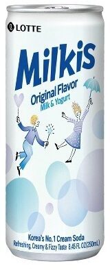 Milk carbonated soft drink