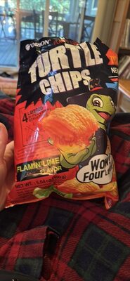 Turtle Chips Flamin' Lime Flavor