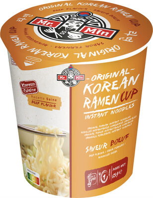Original Korean Ramen Cup Boeuf
