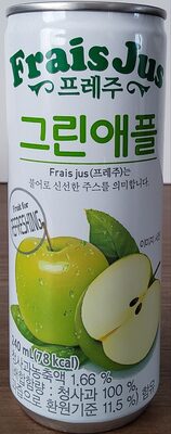 Безалкогольный напиток освежающий со вкусом зелёного яблока